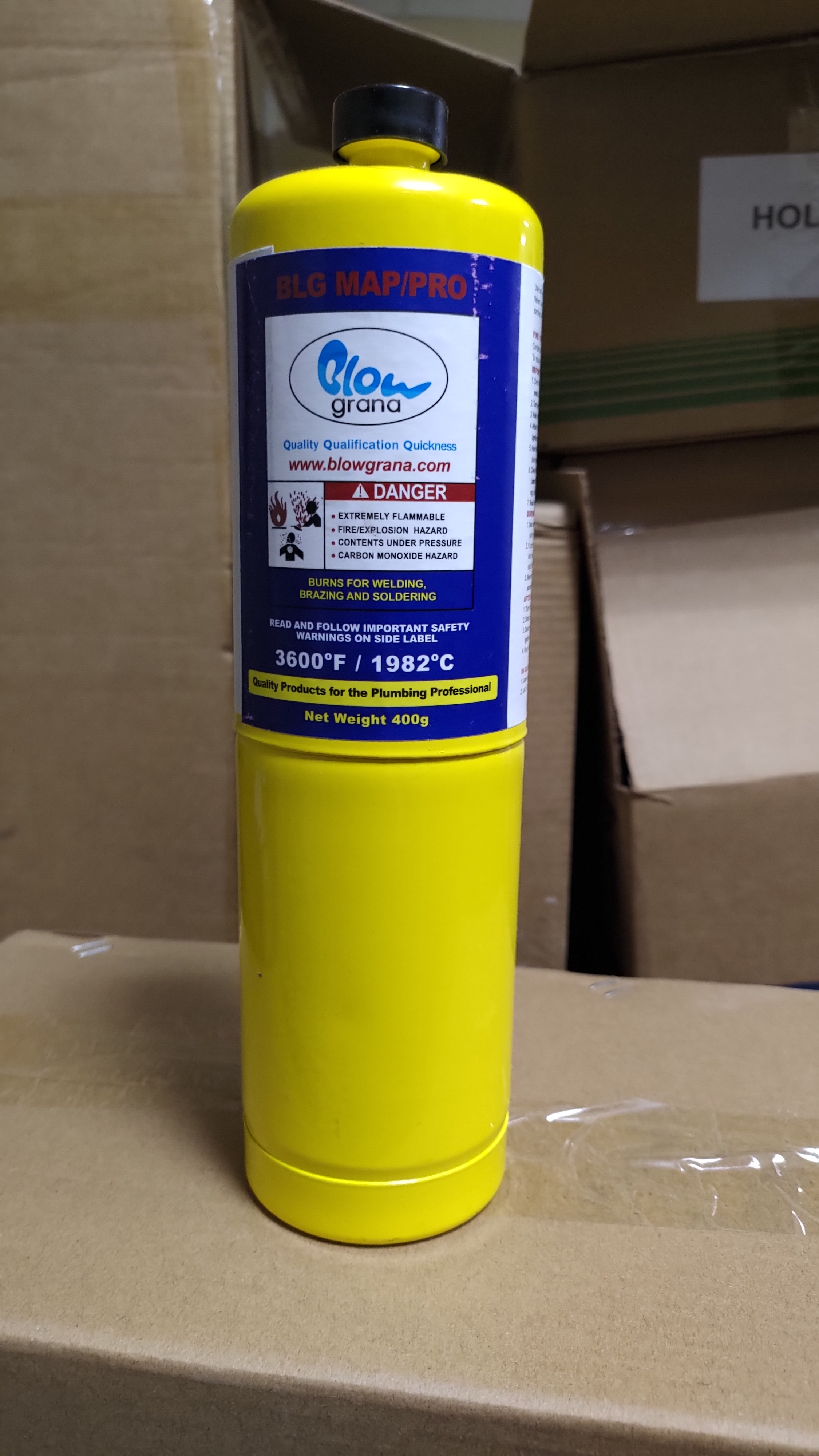 баллон MAPP GAS (баллон 400 грамм Ø28)